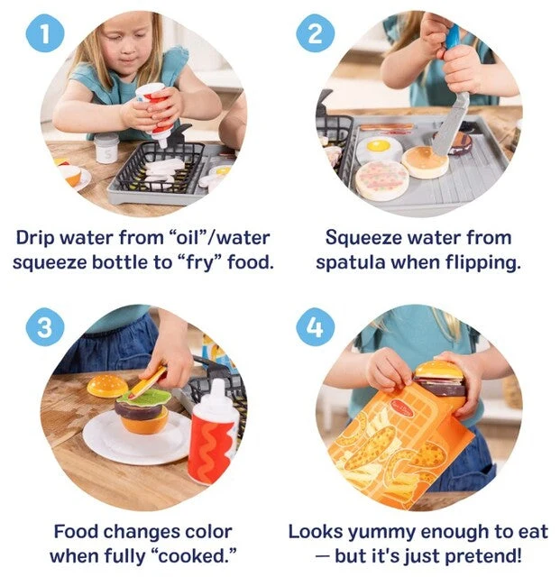 Flip and Fry Grill Play Set
