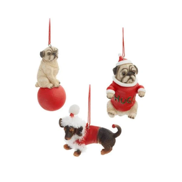 Christmas Ornament Dogs (Assorted) / Chiens décoratifs de Noël (assortiment)