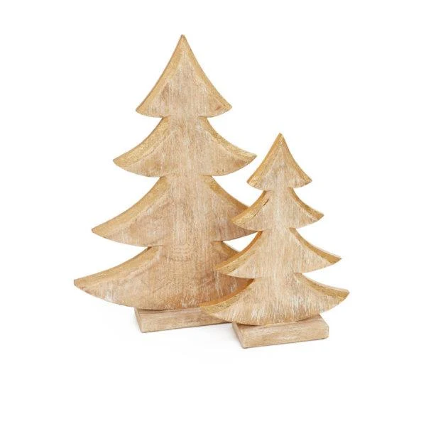 Christmas Wooden Tree Decoration (Big) / Décoration de sapin de Noël en bois (grand)