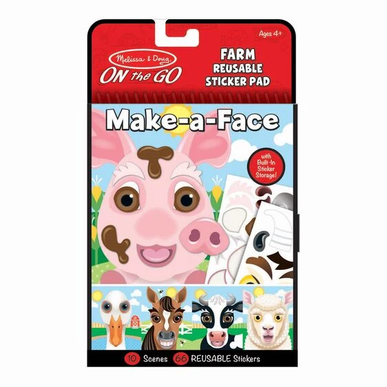 Melissa & Doug Reusable Stickers Farm