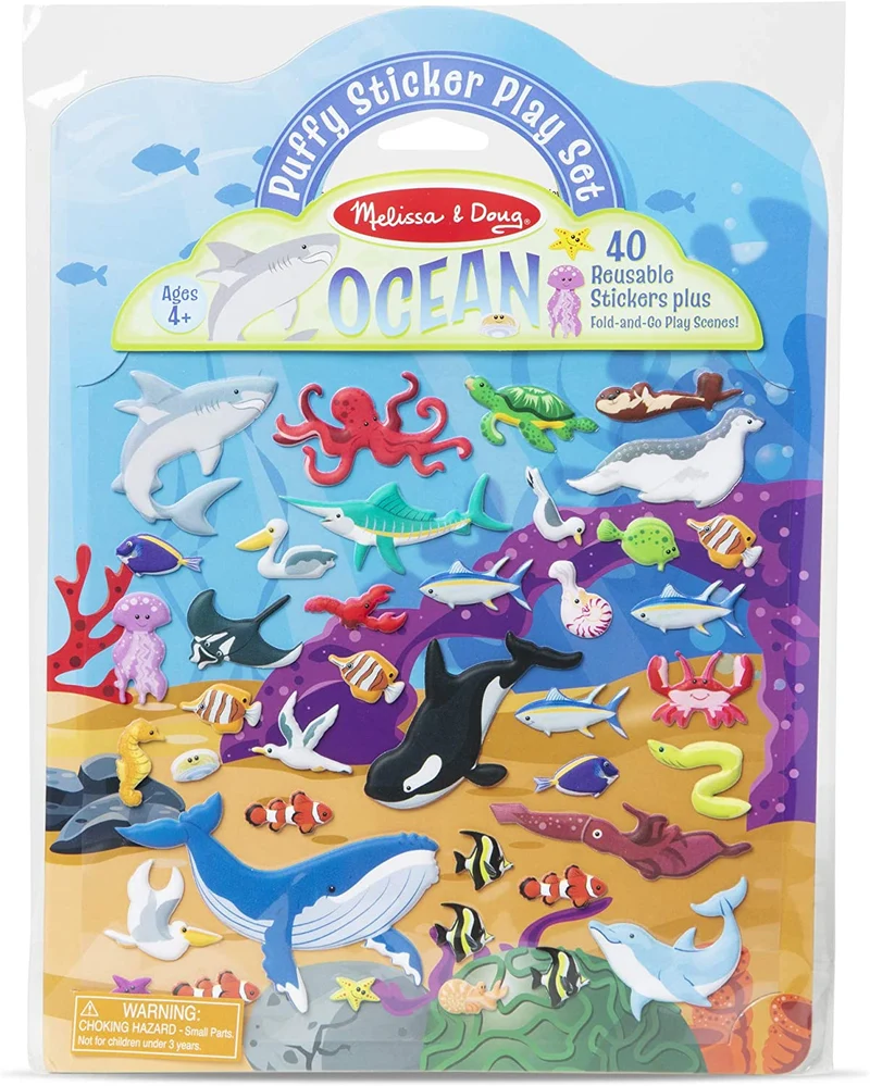 Puffy Sticker Ocean