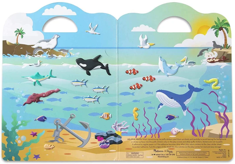 Puffy Sticker Ocean