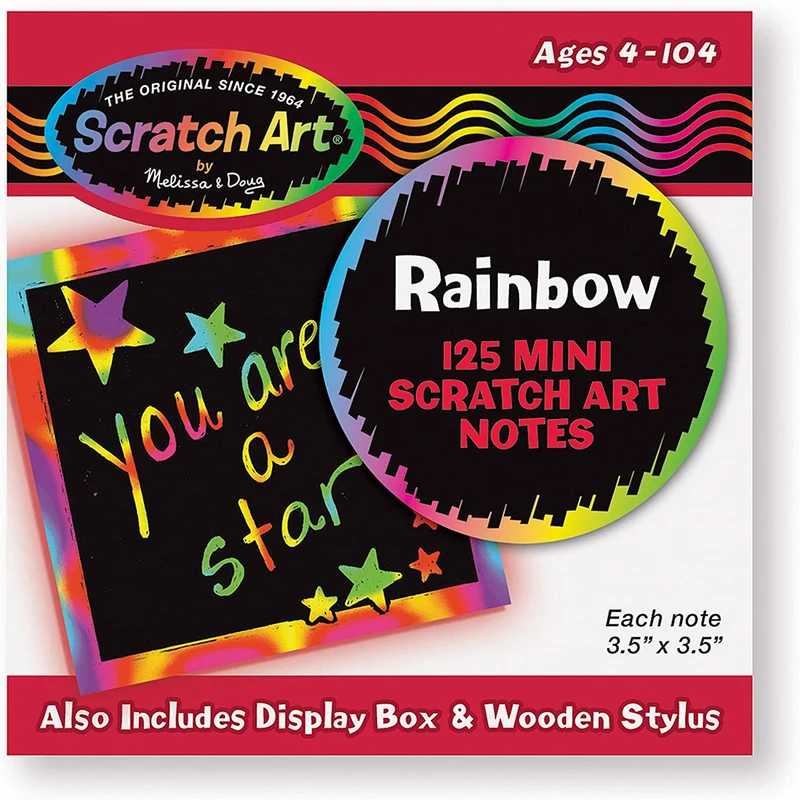* Rainbow Mini Scratch Ar