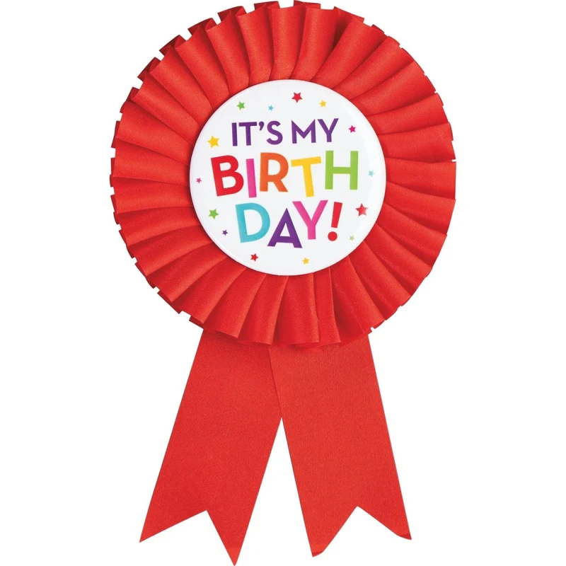 Gummy Bear Bash Birthday Award Ribbon, 1 Count