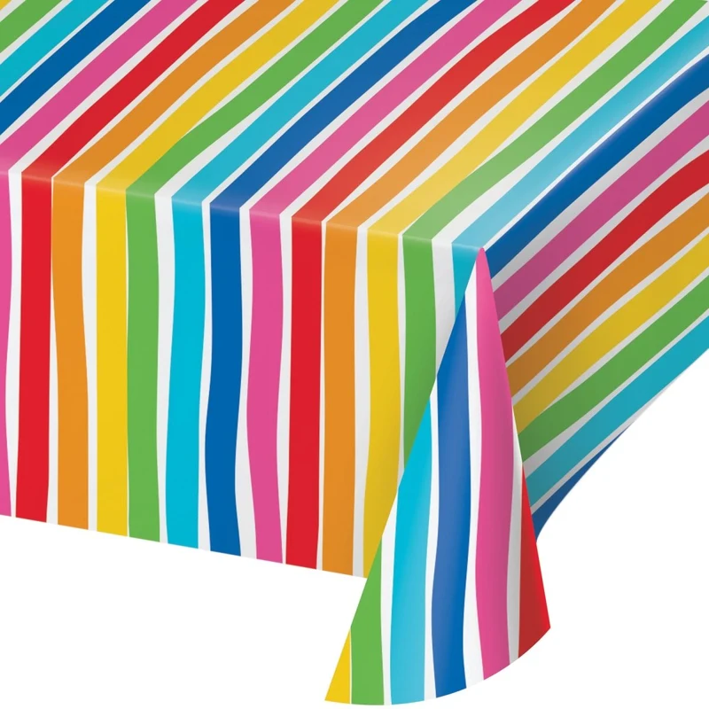 Gummy Bear Bash Rectangular Paper Table Cover, 54 x 96 Inches, 1 Count