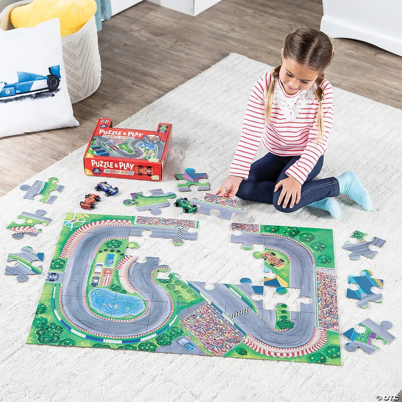 Puzzle and Play Race Way