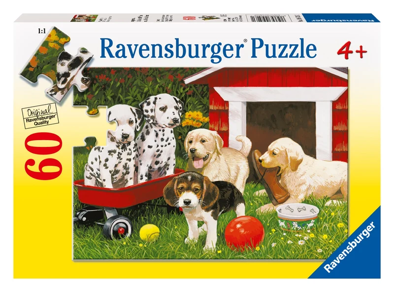 Ravendburger Puppy Party 60 Piece Puzzle