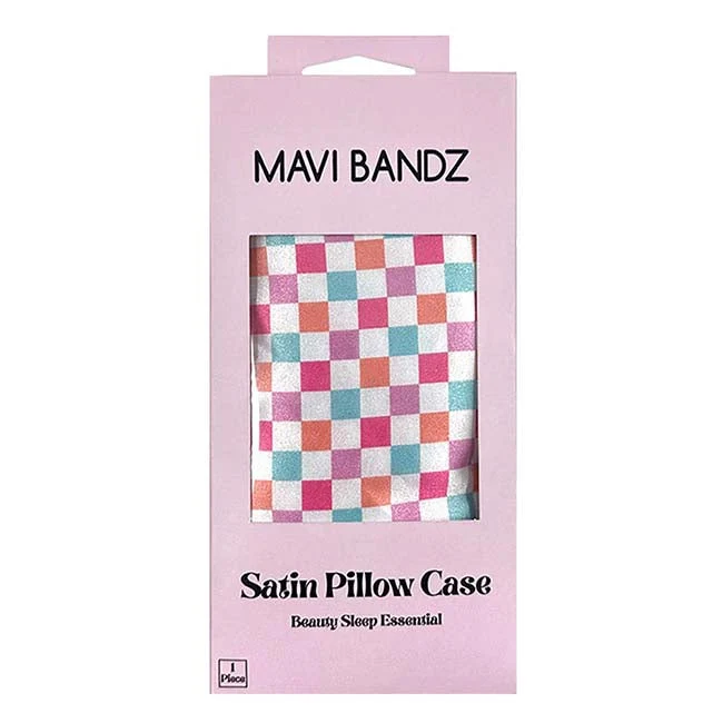 Satin Check Pillowcase