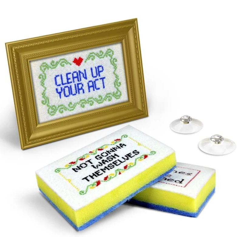 Subversive Sponges with Frame - set of 4