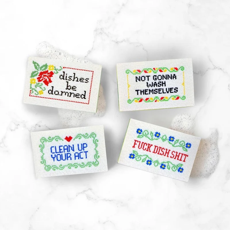 Subversive Sponges with Frame - set of 4