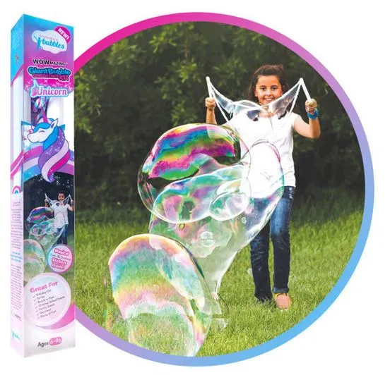 WOWmazing Unicorn Giant Bubbles