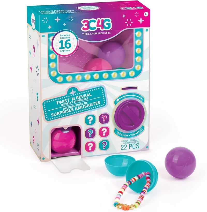 Twist N Reveal Surprise- Dispenses 16 Treasure-Filled Capsules