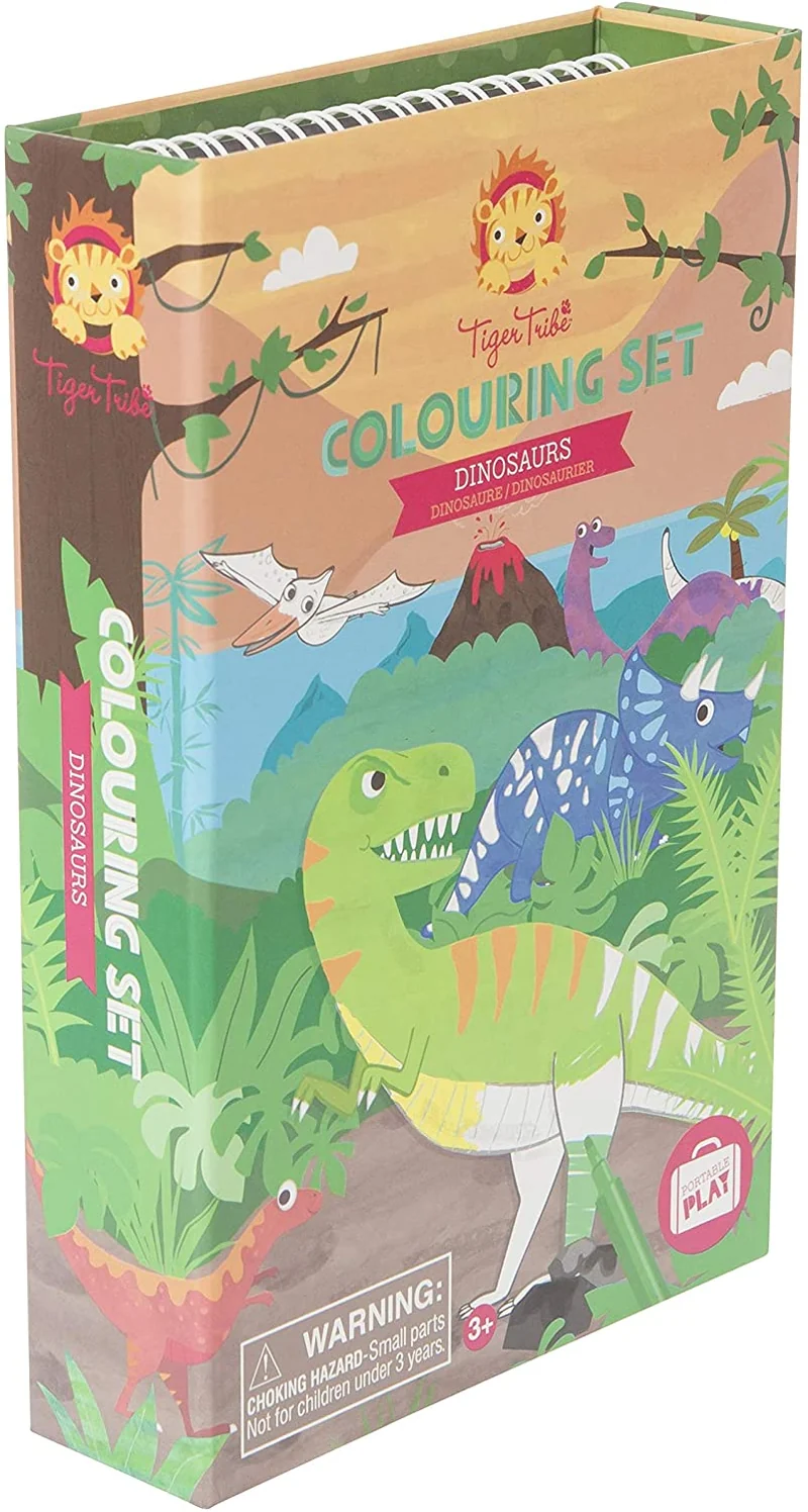 * Dinosaurs Coloring Set