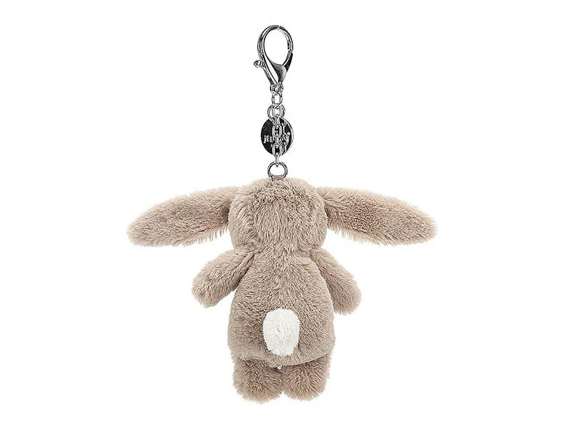 Peluche porte-clés Lapin beige - 8 cm - Jellycat