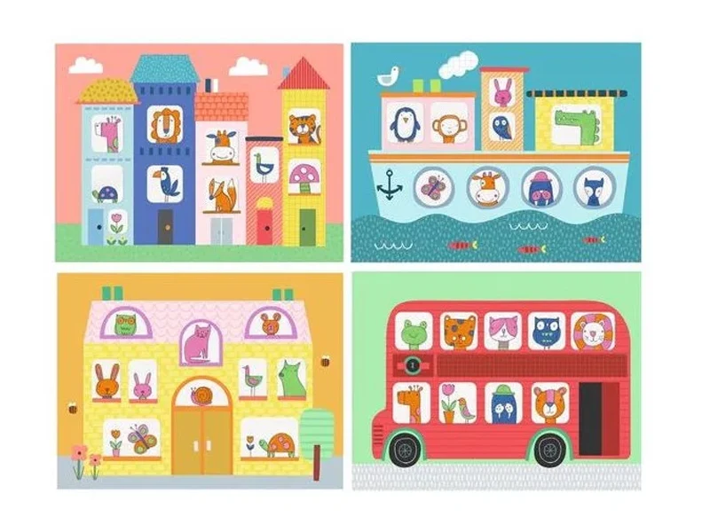 Coffret créatif dessin pour les petits - Décalquer est un art - Djeco