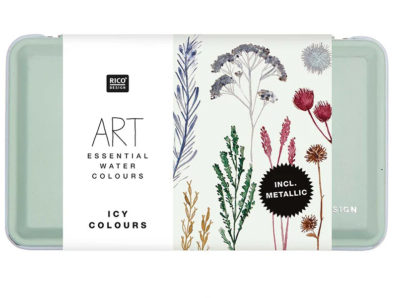 Coffret aquarelle - 12 couleurs glacées