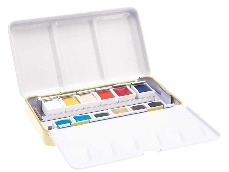 Coffret aquarelle - 12 couleurs pastels