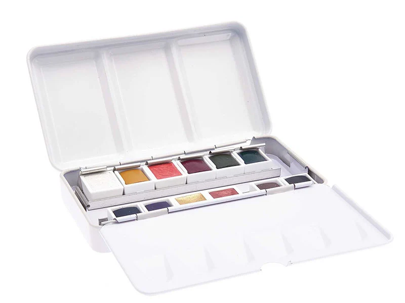 Coffret aquarelle - 12 couleurs terre
