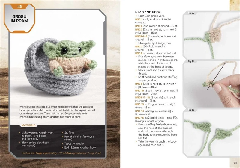 Star Wars Mandalorian Crochet Kit--