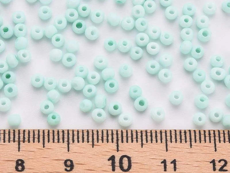 Rocailles mat cyan clair - Eco pack 50g