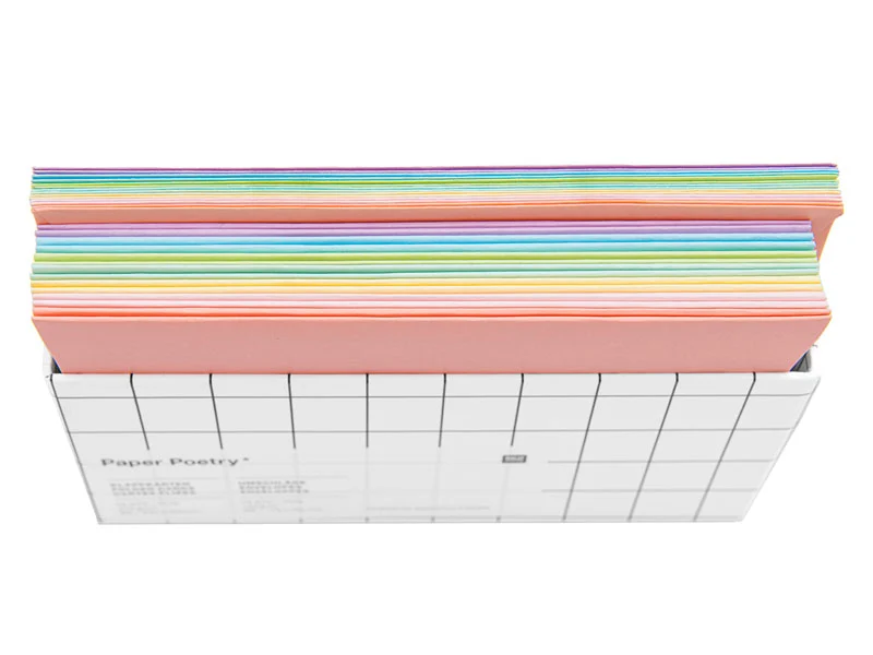 Set de cartes et enveloppes B6 - Rainbow pastel