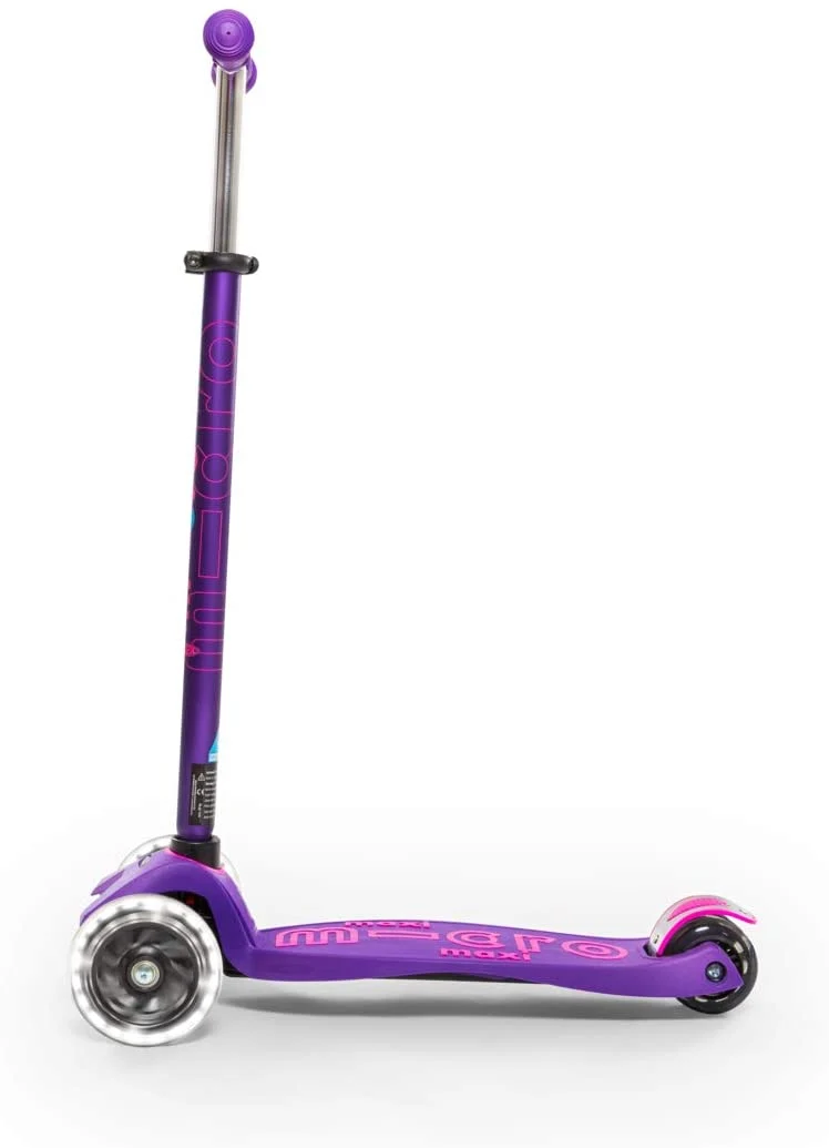 Maxi Purple LED Micro Scooter