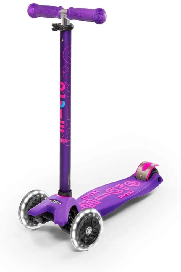 Maxi Purple LED Micro Scooter