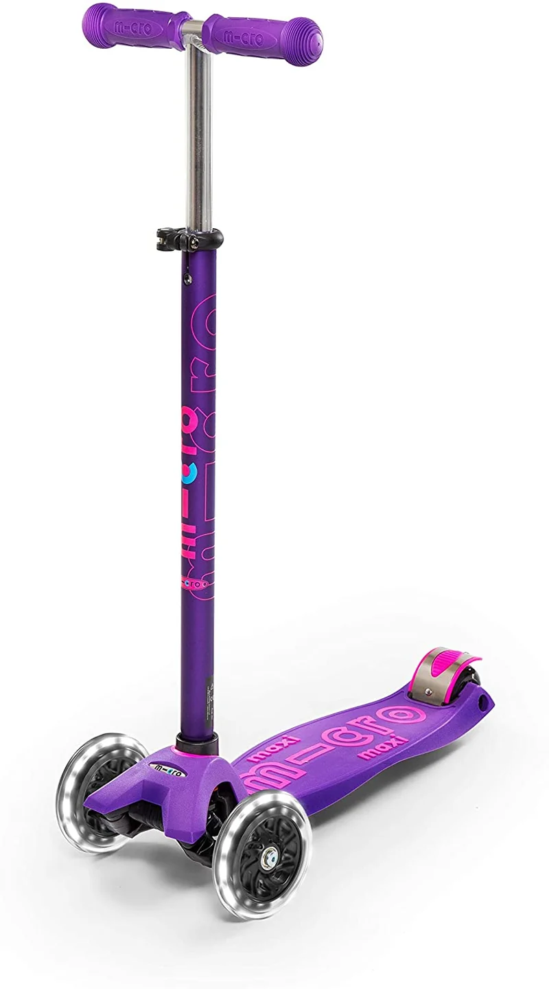 Maxi Purple LED Micro Scooter