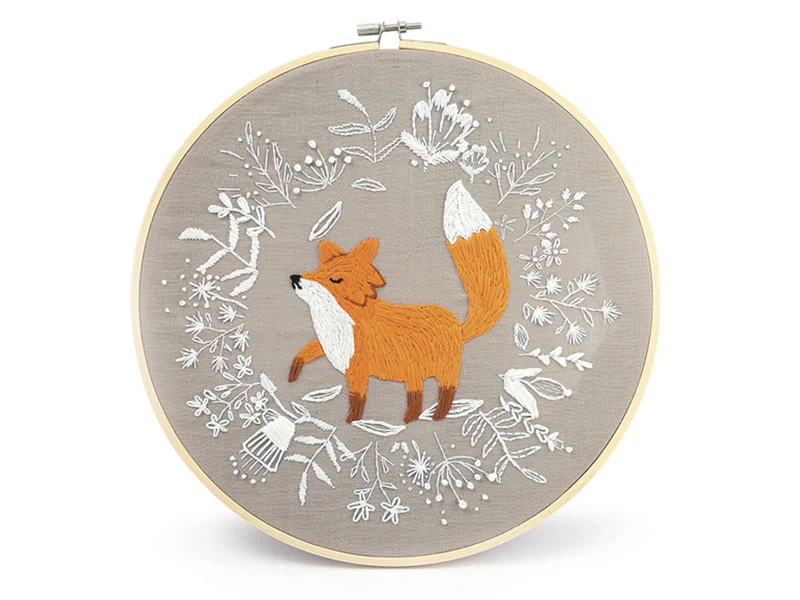 Kit de broderie décorative - Renard