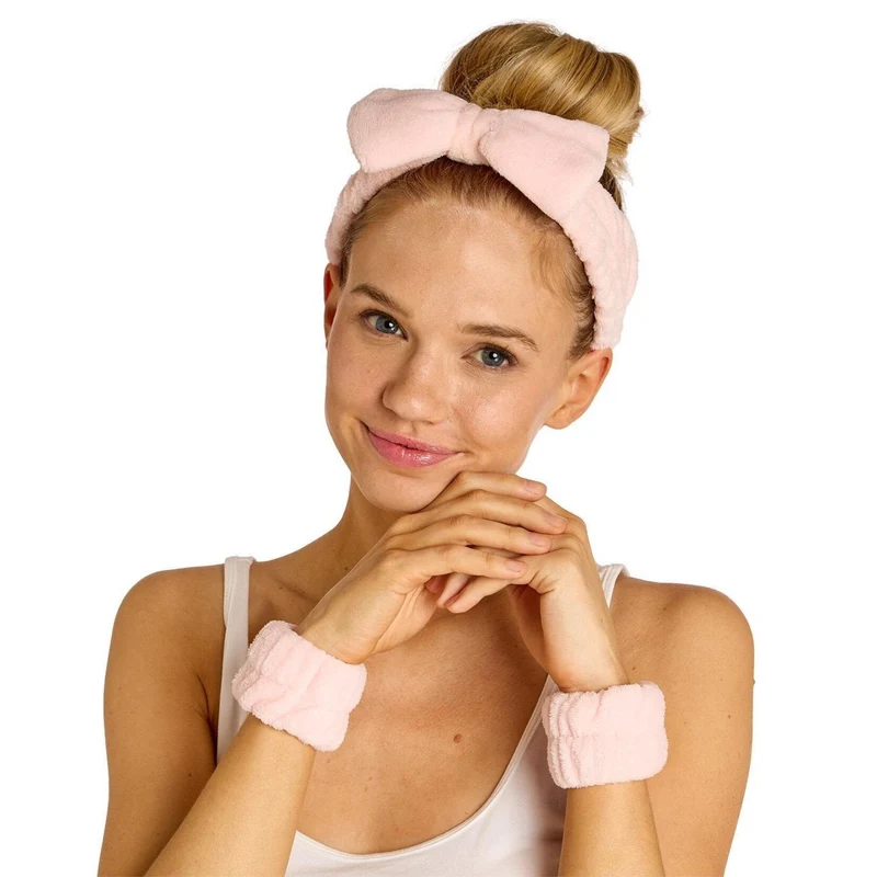 Spa Headband & Wrist Set