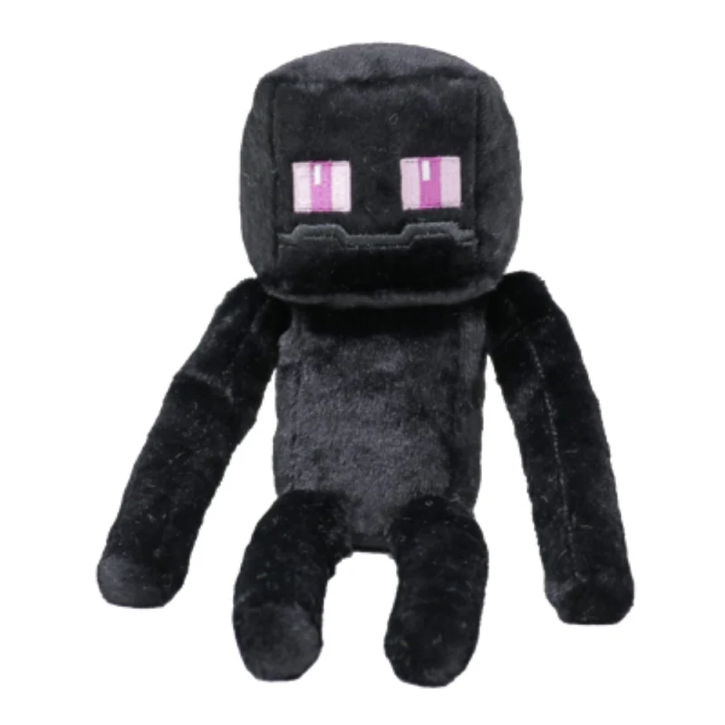 TY Small Floppy Plush, Enderman, Minecraft, 8 Inches, 1 Count
