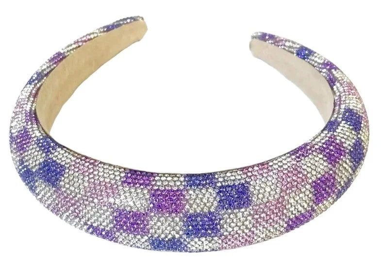 Era Crystal Check Headbnd
