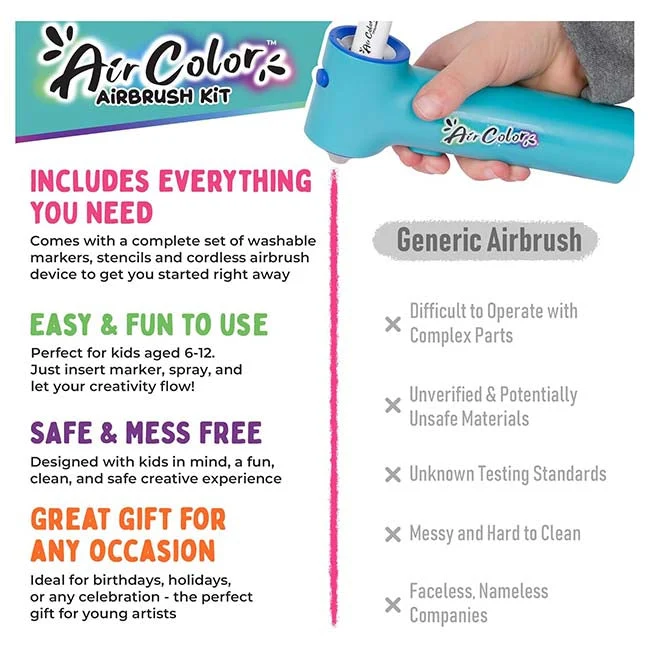 Aircolor Airbrush Kit