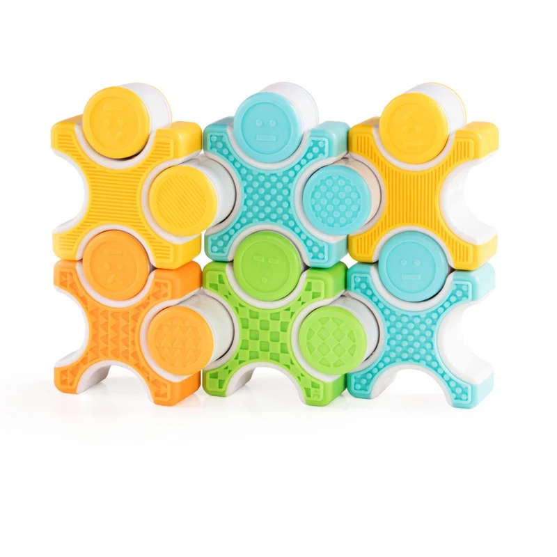 Guidecraft Grippies Magnetic Stackers 16 Pcs / Empileurs magnétiques 16 pièces