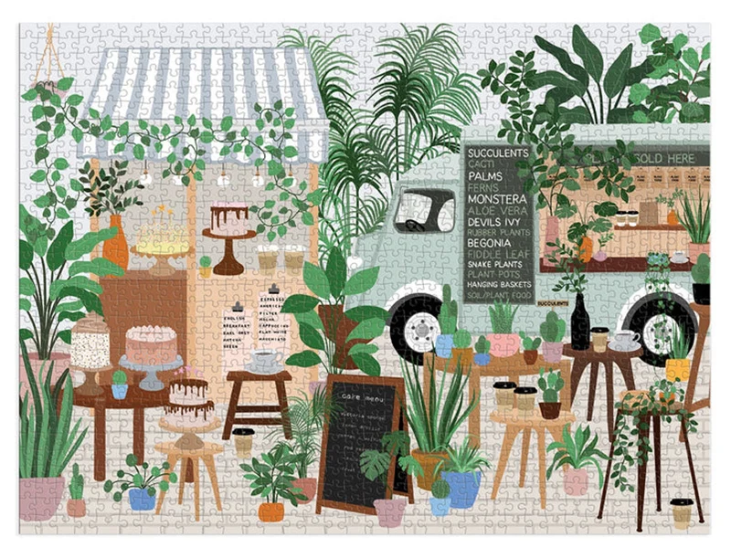 Puzzle Plant Cafe - 1000 pièces