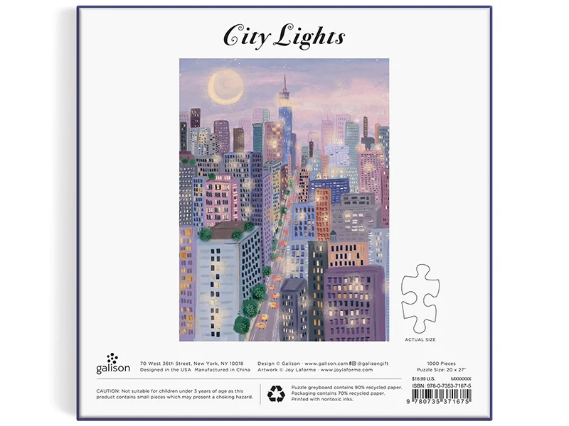 Puzzle City Lights - 1000 pièces