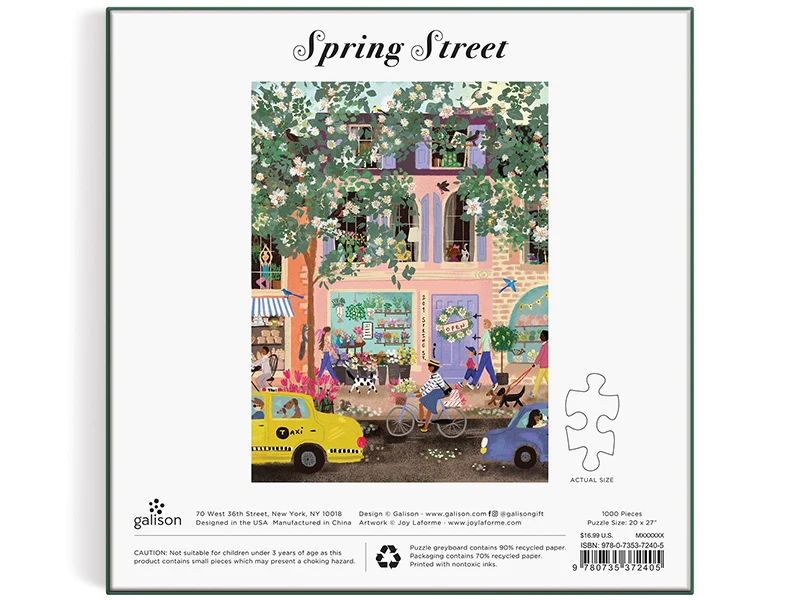 Puzzle Spring Street - 1000 pièces