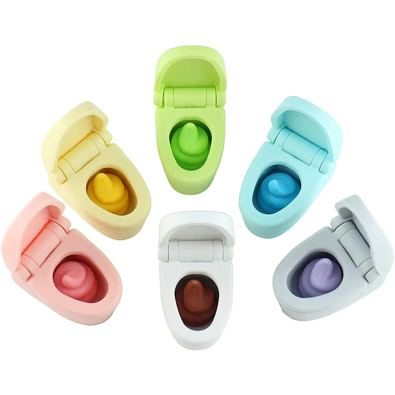 Toilet puzzle eraser + Poop