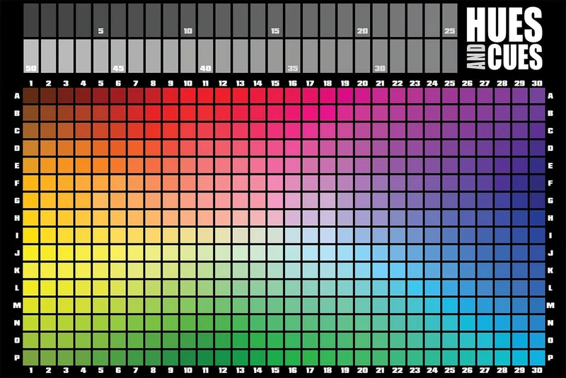 Hues & Cues Game: Strategy Board Game for 3-10 Players by The Op Games