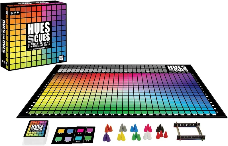 Hues & Cues Game: Strategy Board Game for 3-10 Players by The Op Games