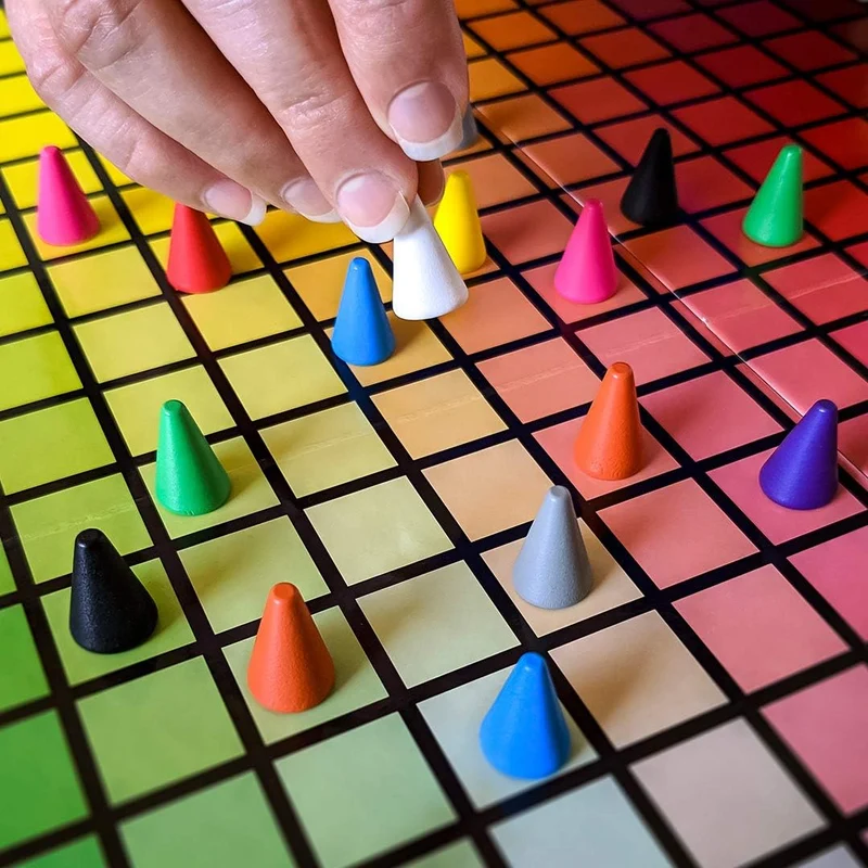 Hues & Cues Game: Strategy Board Game for 3-10 Players by The Op Games