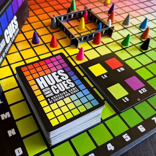 Hues & Cues Game: Strategy Board Game for 3-10 Players by The Op Games