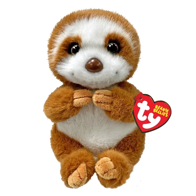 TY Beanie Bellies, Stella, Sloth Plush, 8 Inches, 1 Count