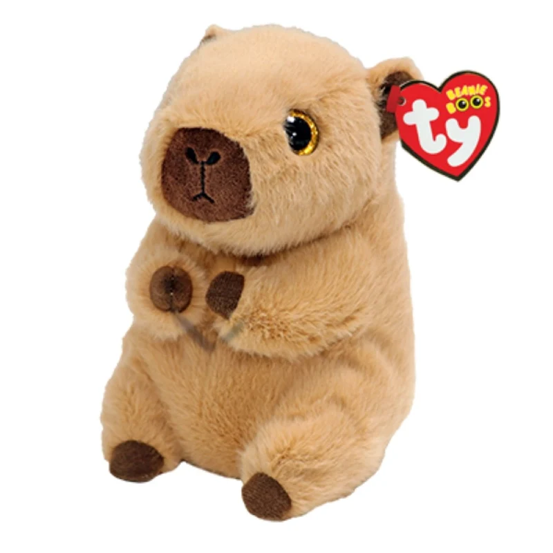 TY Beanie Bellies, Lara, Capybara Plush, 8 Inches, 1 Count