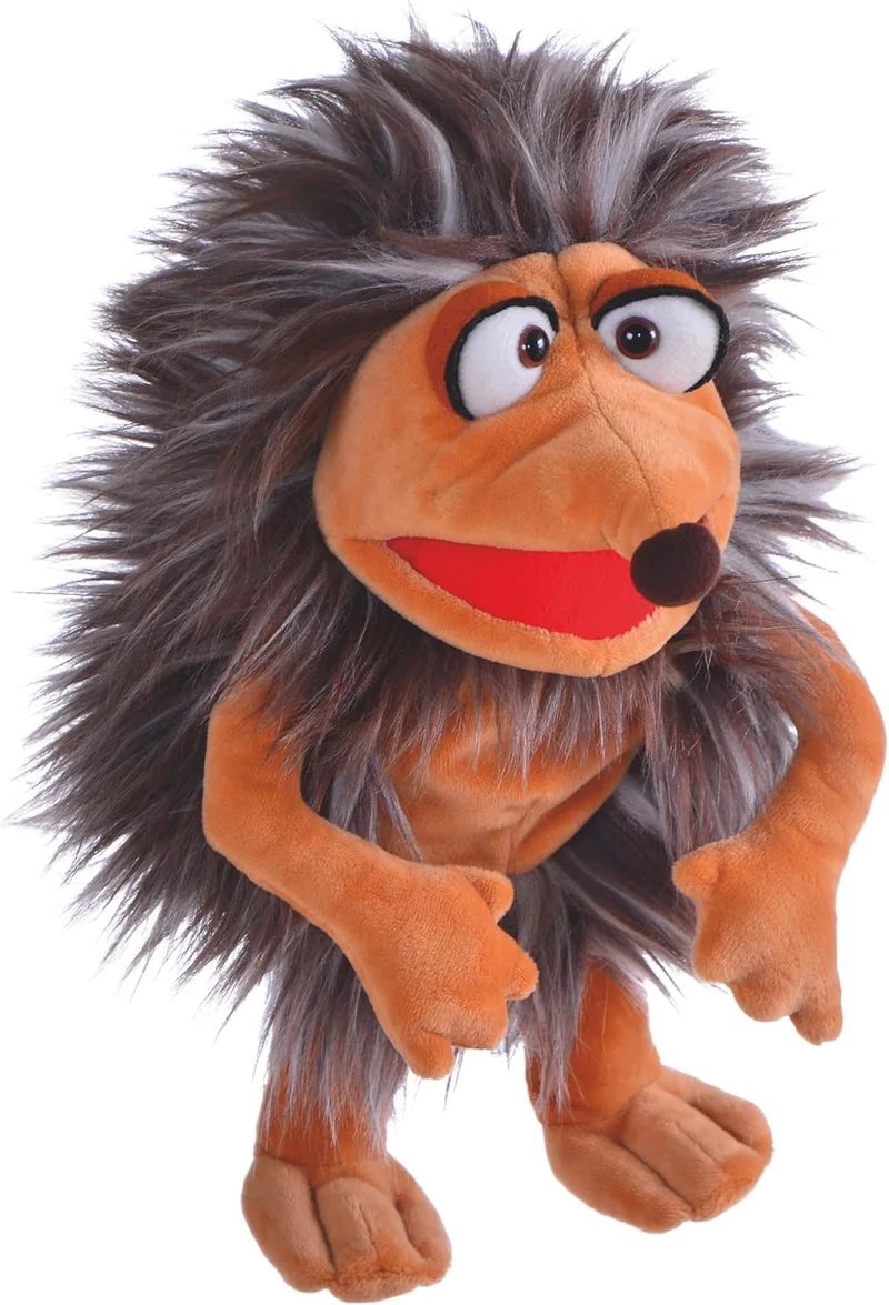 Living Puppets: Pik The Brown Hedgehog - 12" Plush Hand Puppet