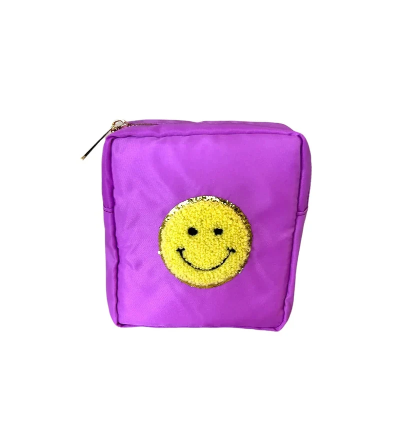 Smiley Face Accessory Bag