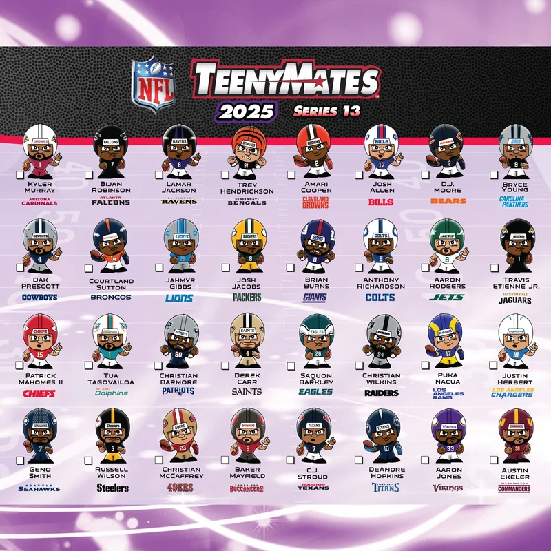 NFL TeenyMate Gravity 2025
