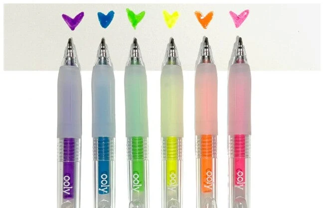 Jelly Gloss Neon Gel Pens
