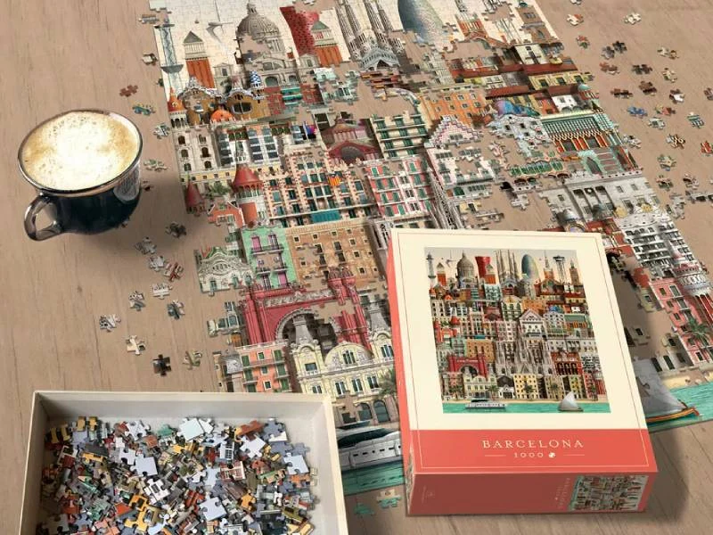 Puzzle 1000 pièces - Barcelone (Barcelona) - Martin Schwartz