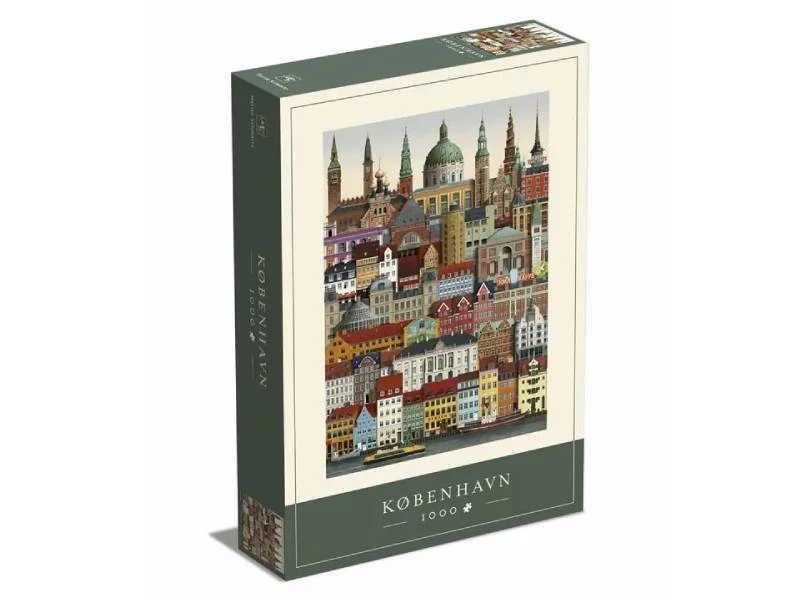 Puzzle 1000 pièces - Copenhague (Kobenhavn) - Martin Schwartz